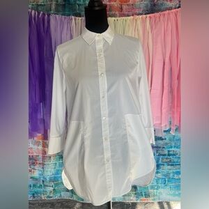 Tamari NWOT White button up long sleeve